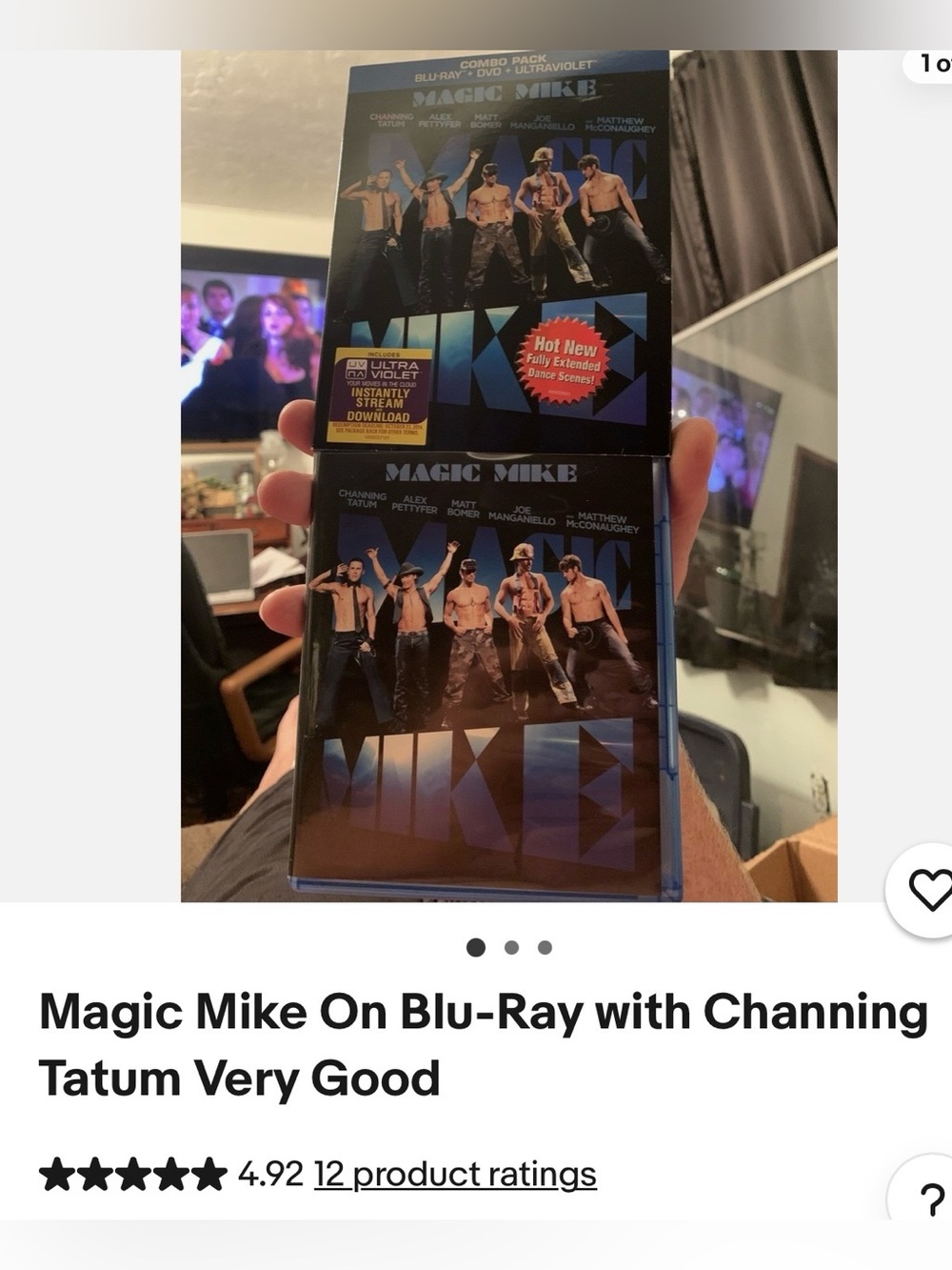 #3237**Magic Mike Combo Pack Blu-ray + DVD + Ultraviolet - Black